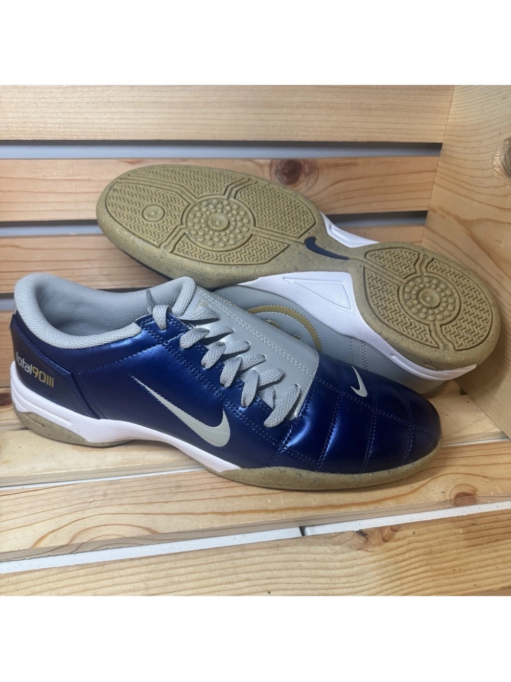 Nike Total 90 III Turf Indoor Soccer Shoes Sneakers HQ2851-402 Men's Size 12 NEW